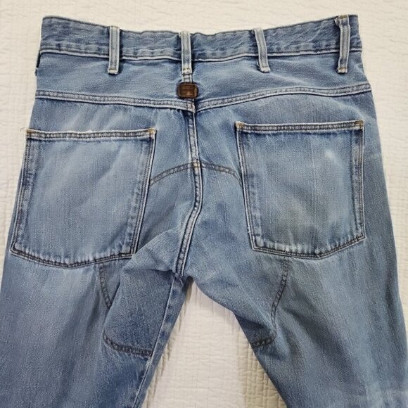 G Star Raw Men's Jeans Size 32x28 Reinforced Crotch and Knees EUC Streetwear - Picture 11 of 15